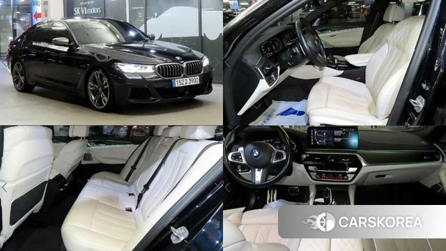 BMW 5 Series (G30) 2020 Черный из Кореи