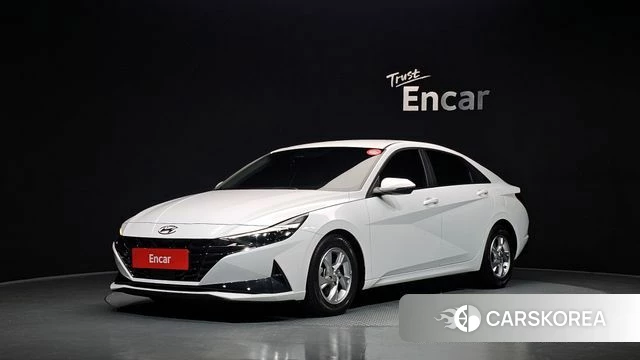 Hyundai Avante (CN7) 2020 Белый из Кореи