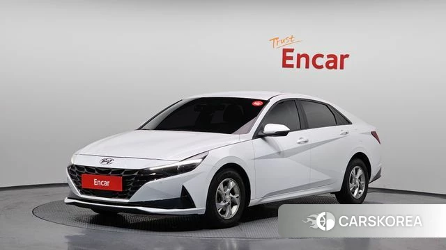 Hyundai Avante (CN7) 2020 Белый из Кореи