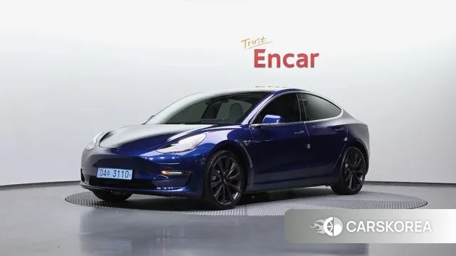 Tesla Model 3 2019 Синий из Кореи