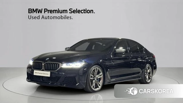 BMW 5 Series (G30) 2022 Черный из Кореи