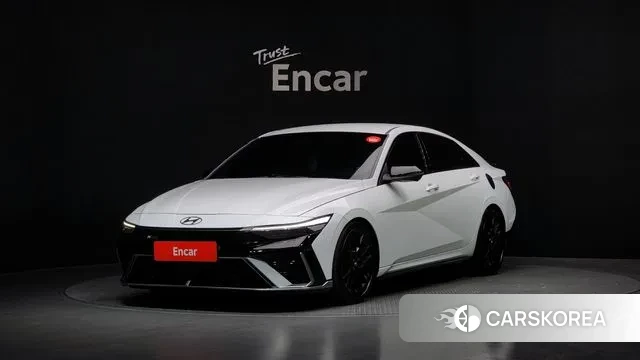 Hyundai The New Avante (CN7) 2024 Белый из Кореи
