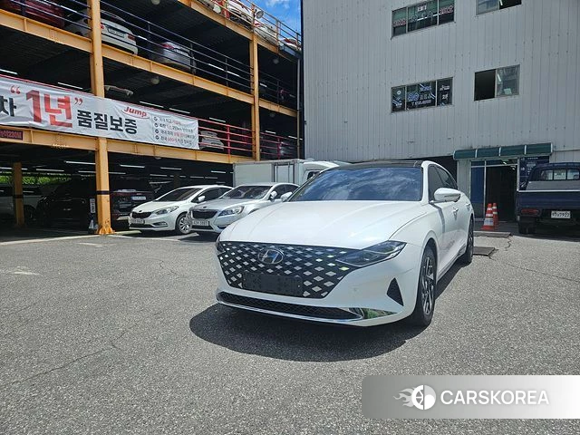 Hyundai The New Grandeur IG Hybrid 2021 Белый из Кореи