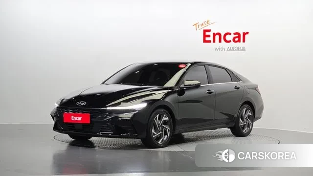 Hyundai The New Avante (CN7) 2023 Черный из Кореи