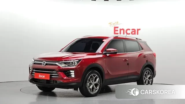 Ssangyong Beautiful Korando 2021 Красный из Кореи