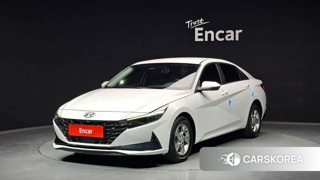 Hyundai Avante (CN7) 2020 Белый из Кореи