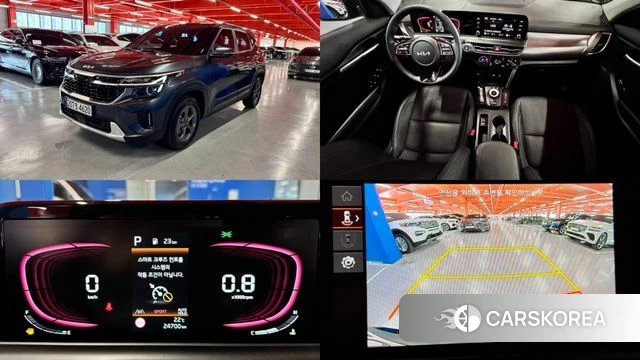 Kia The New Seltos 2023 Серый из Кореи