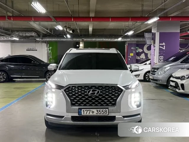 Hyundai Palisade 2021 Белый из Кореи