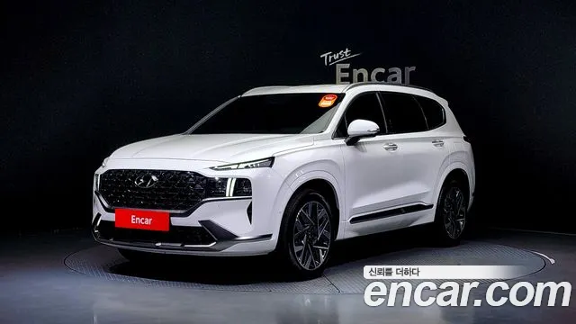Hyundai The New Santa Fe 2023 Белый из Кореи
