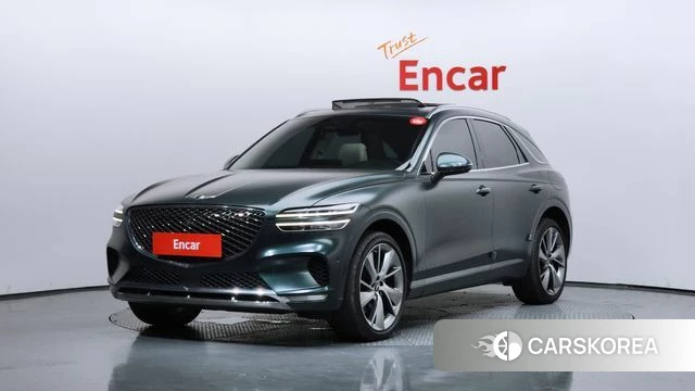 Genesis GV70 2021 Темно-зеленый из Кореи