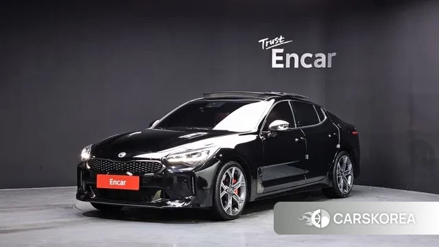Kia Stinger 2018 Черный из Кореи