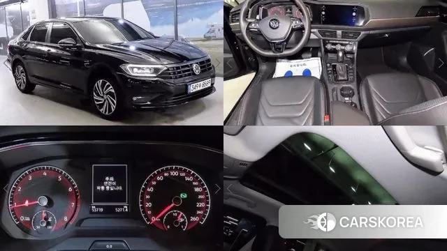 Volkswagen 7th Generation of Jetta 2020 Черный из Кореи