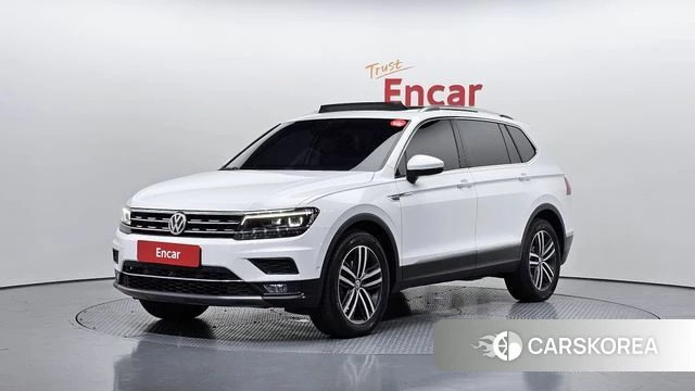 Volkswagen Tiguan Allspace 2018 Белый из Кореи