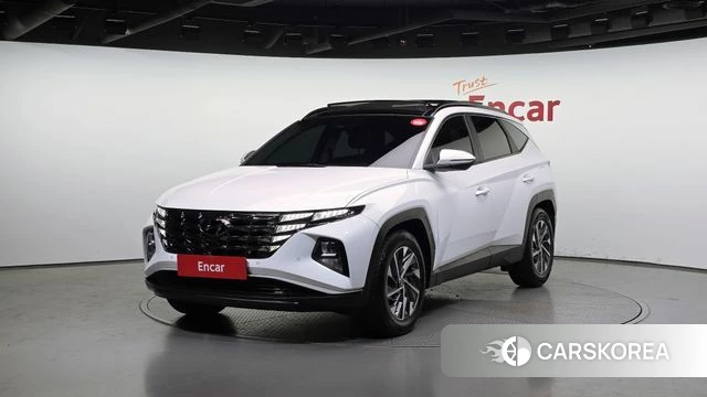 Hyundai Tucson (NX4) 2021 Белый из Кореи