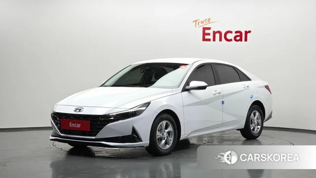 Hyundai Avante (CN7) 2021 Белый из Кореи