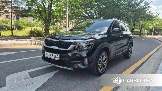 Kia Seltos 2020 Черный из Кореи