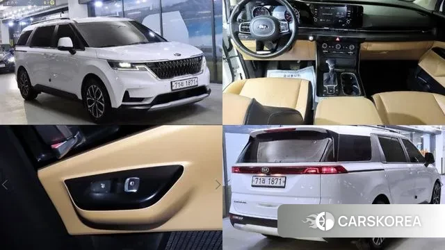 Kia Carnival 4th generation 2021 Белый из Кореи