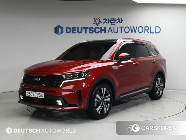 Kia Sorento 4th Generation 2021 Красный из Кореи