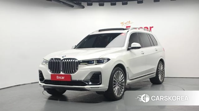 BMW X7 (G07) 2020 Белый из Кореи