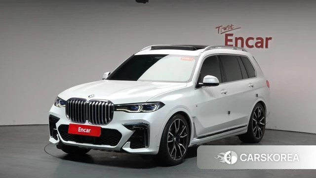 BMW X7 (G07) 2021 Белый из Кореи