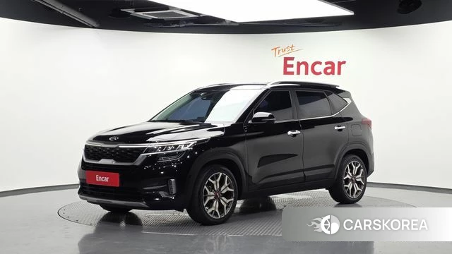 Kia Seltos 2020 Черный из Кореи