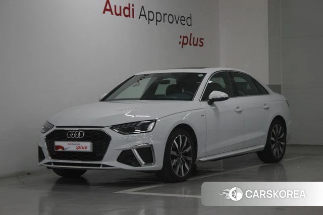 Audi A4 (B9) 2023 Белый из Кореи