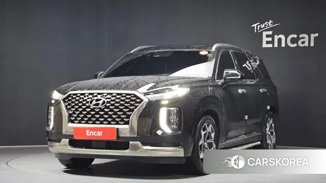 Hyundai Palisade 2021 Черный из Кореи