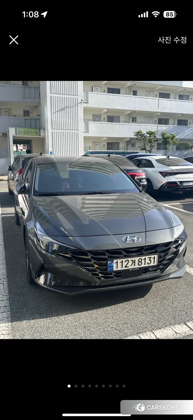 Hyundai Avante (CN7) 2020 Серый из Кореи