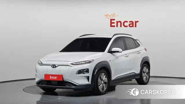 Hyundai Kona Electric 2019 Белый из Кореи