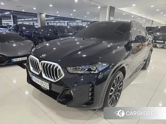BMW X6 (G06) 2025 Черный из Кореи