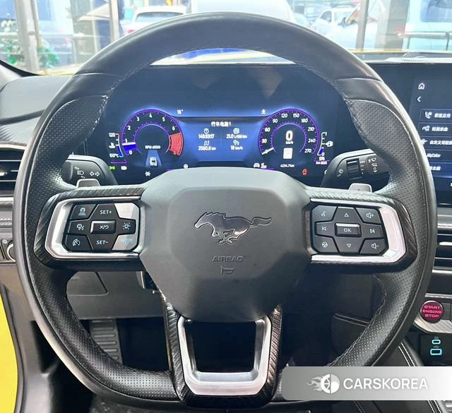 Ford Mustang 2024 Желтый из Китая