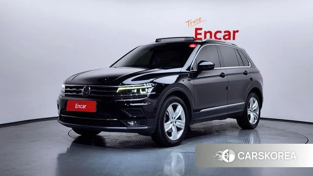 Volkswagen Tiguan second Generation 2020 Черный из Кореи
