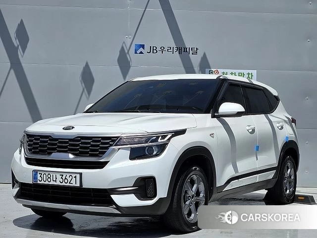 Kia Seltos 2021 Белый из Кореи