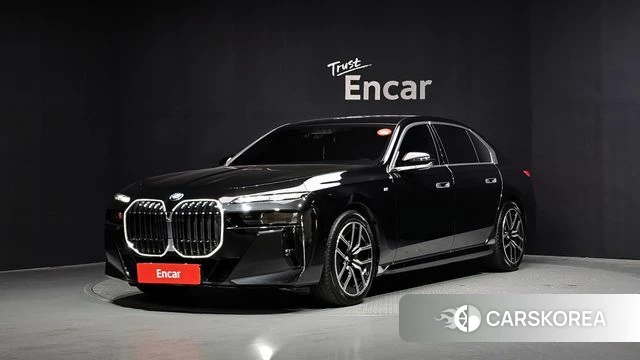 BMW 7 Series (G70) 2024 Черный из Кореи