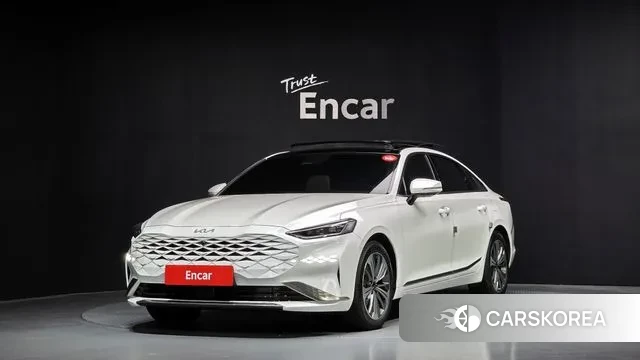 Kia K8 Hybrid 2023 Белый из Кореи