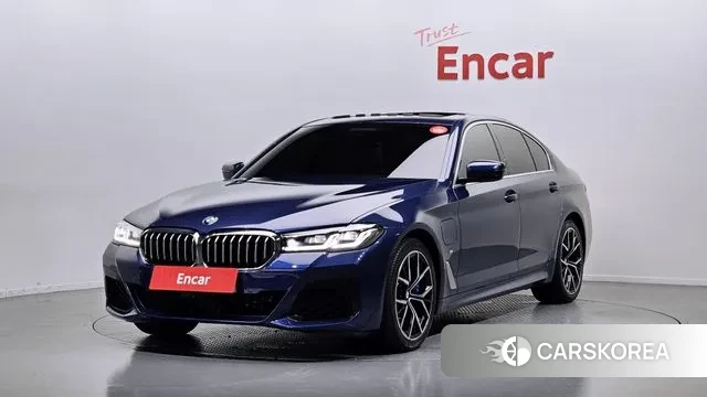 BMW 5 Series (G30) 2021 Синий из Кореи