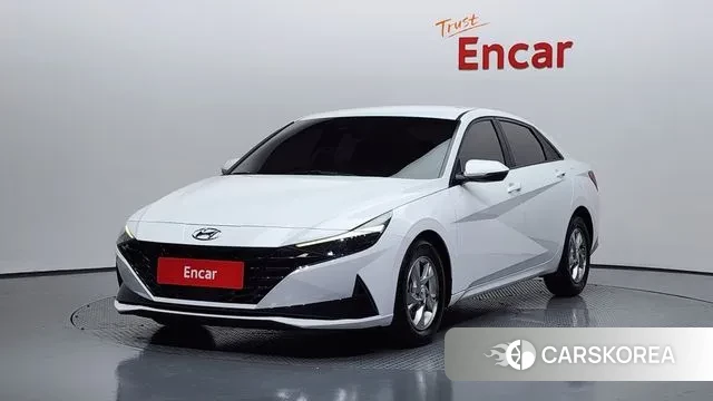 Hyundai Avante (CN7) 2022 Белый из Кореи