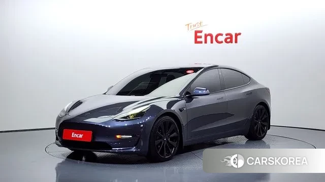 Tesla Model 3 2021 Серый из Кореи