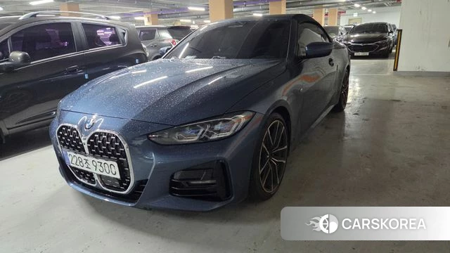 BMW 4 Series (G22) 2024 Синий из Кореи