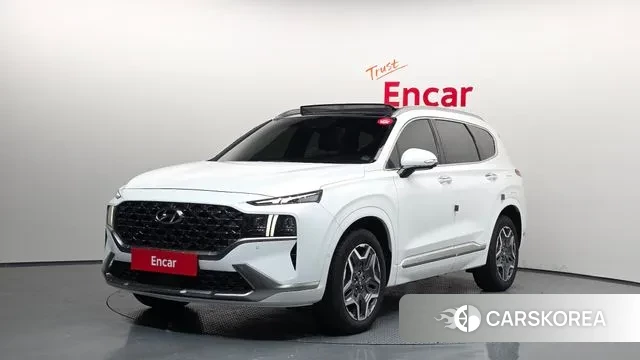 Hyundai The New Santa Fe 2021 Белый из Кореи