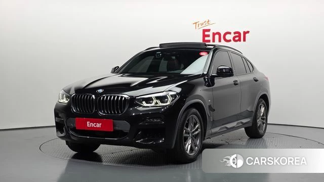 BMW X4 (G02) 2021 Черный из Кореи