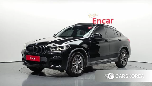 BMW X4 (G02) 2021 Черный из Кореи