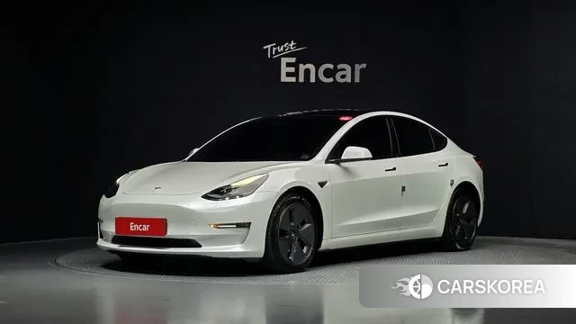 Tesla Model 3 2021 Белый из Кореи
