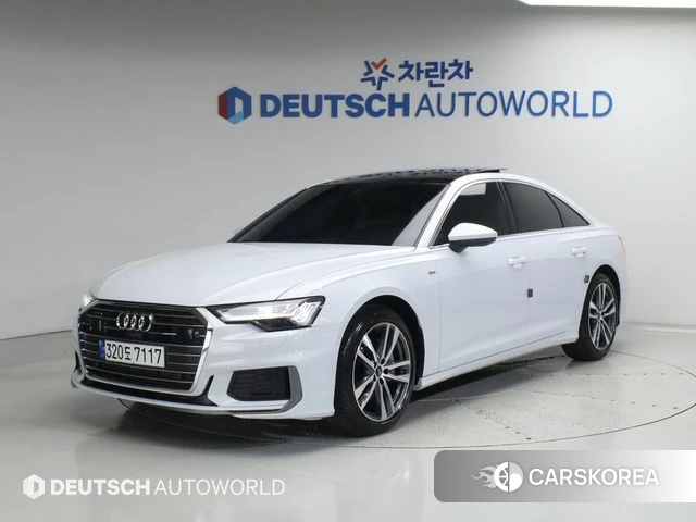 Audi A6 (C8) 2023 Белый из Кореи