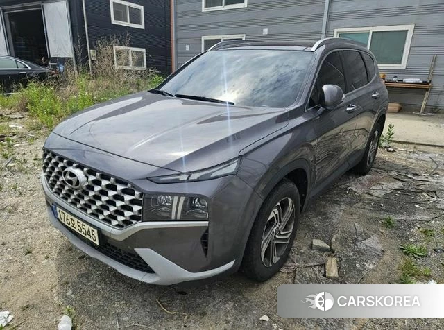 Hyundai The New Santa Fe 2021 Серый из Кореи
