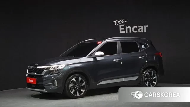 Kia Seltos 2021 Серый из Кореи