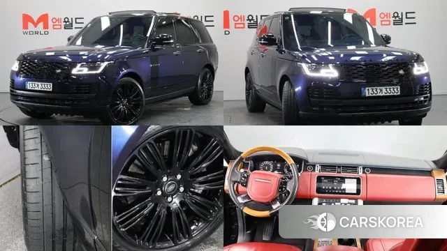 Land Rover Range Rover 4th Generation 2018 Синий из Кореи