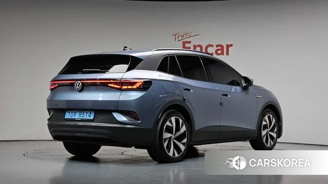 Volkswagen ID.4 2023 Синий из Кореи