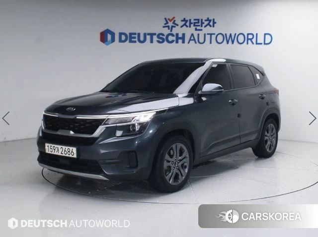 Kia Seltos 2019 Серебристо-серый из Кореи