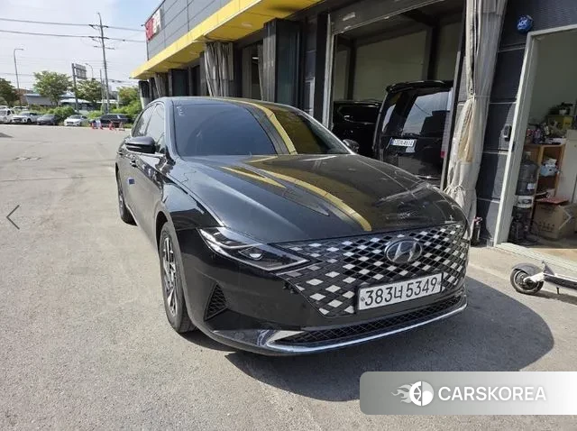 Hyundai The New Grandeur IG Hybrid 2020 Черный из Кореи